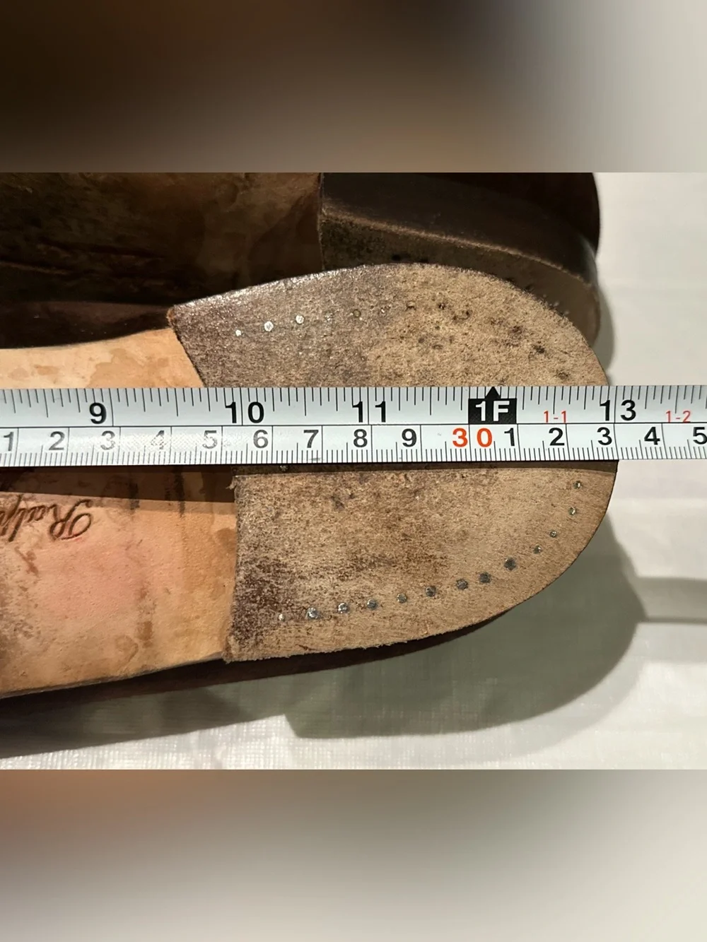 $1195 RALPH LAUREN PURPLE LABEL SHOES 13 D BROWN SUEDE SLIPPERS SLIP ON LOAFER